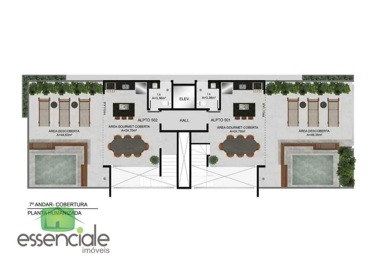 Apartamento de 88m² e 3 quartos no bairro Jardim Riacho das Pedras à partir de R$ 750.000