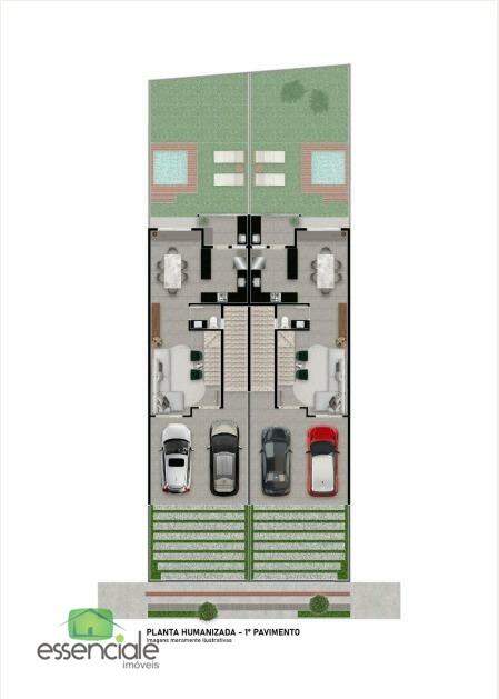 Casa Geminada de 267m² e 3 quartos no bairro Alvorada à venda por R$ 1.750.000