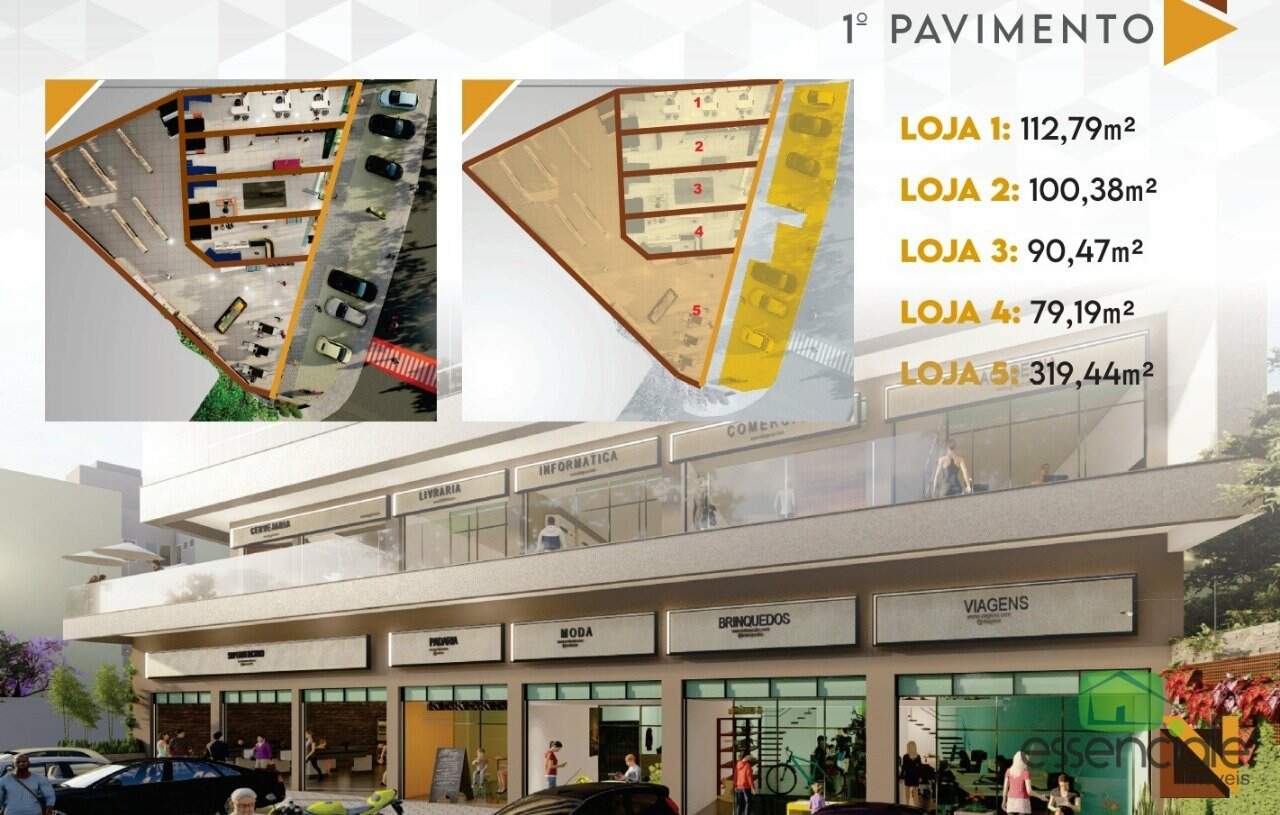 Lojas Comerciais à Venda no Espaço Europa Mall – Contagem/MG