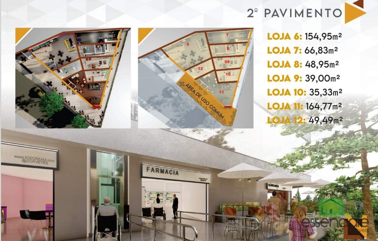 Lojas Comerciais à Venda no Espaço Europa Mall – Contagem/MG