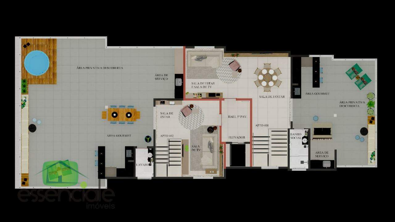 Apartamento com Área Privativa3 Quartos e 2 Vagas à Venda – Entrega em 30/03/2027